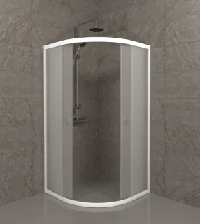 Душевой уголок Triton Вельвет Щ0000064626 80x80 см профиль хром стекло матовое